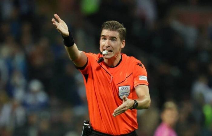 France. François Letexier will receive his prize for best referee of the Euro at San Siro