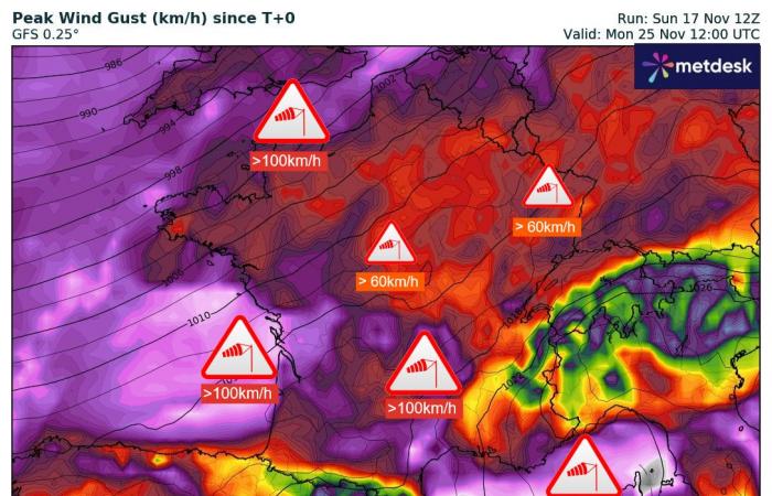 new update on the bad weather over the next few days 11/17/2024