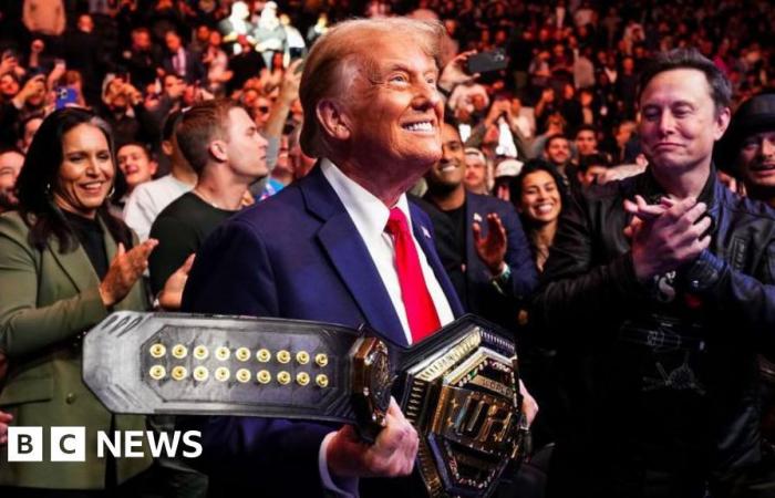 Trump, Elon Musk and new cabinet nominees celebrate at UFC