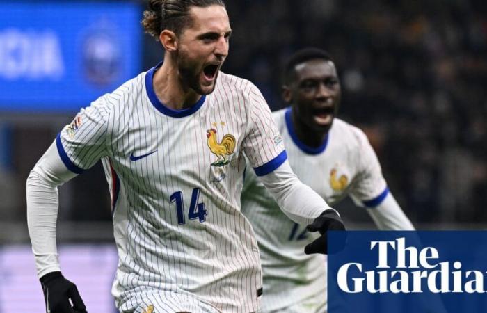 Nations League roundup: France win in Italy to snatch top spot in Group A2 | Nations League