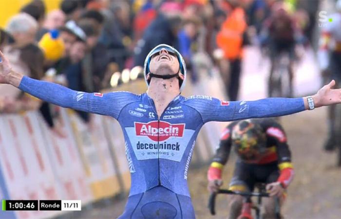 There is another fresh winner in Hamme: Niels Vandeputte is proud of himself in the Flandriencross