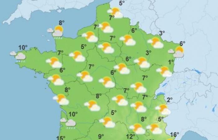 Risk of snow at low altitude, polar cold and disturbed weather: the forecast for the week in France