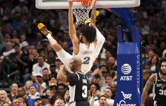 Wemby-less Spurs fall flat in second half in loss to Mavs