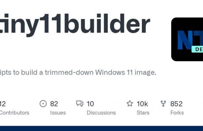 Tiny11 is a tool for creating a lightweight Windows 11 ISO?