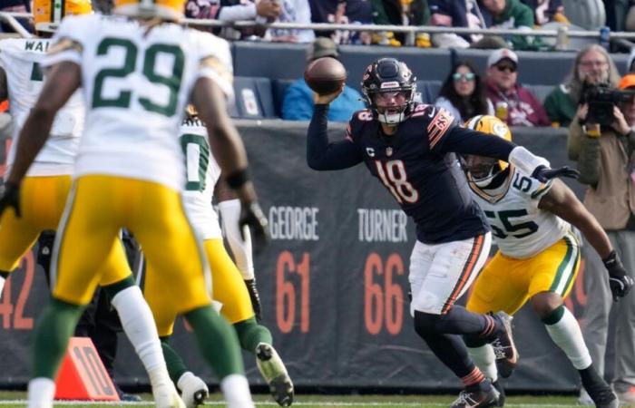 NFL: a summary of the 1 p.m. games including the one between the Bears and the Packers