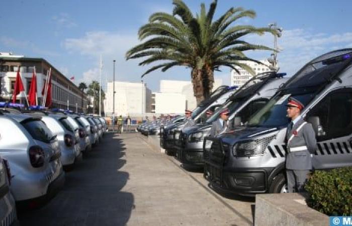 Casablanca: Handover of a batch of vehicles and motorcycles to the Royal Gendarmerie, National Security and the CRTS