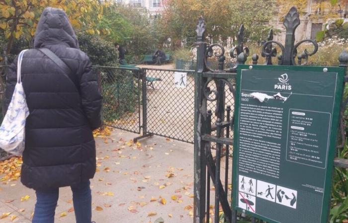 “It’s unacceptable”: in Paris, the sign at the entrance to Square Samuel-Paty defaced