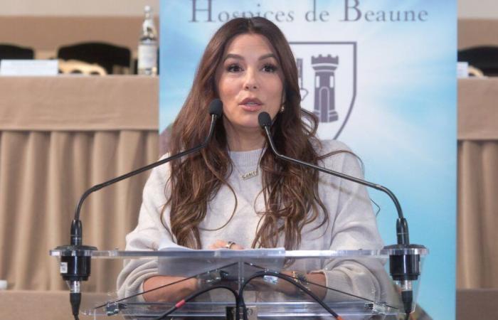 Eva Longoria, Zabou Breitman and Jean Reno were at the Hospices de Beaune wine sale