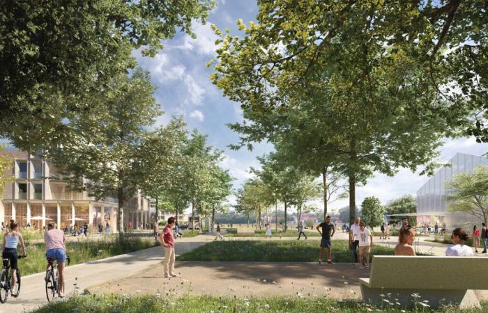 Near Toulouse, a stone's throw from the airport area, this district is entering a new phase of development