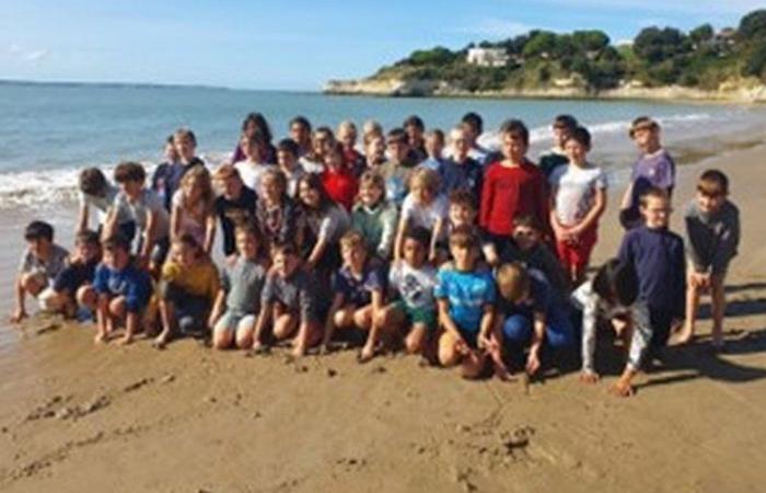 Magnificent sea class in Charente-Maritime for the Immaculée Conception primary school in Lectoure