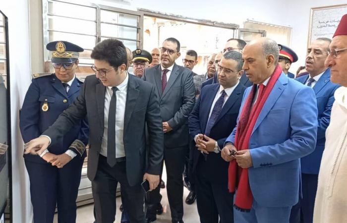 Borkan…the region’s governor oversees the launch of two digital administrative annexes