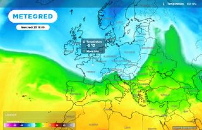 before the arrival of cold and snow, heavy rain is forecast over the next few hours in France