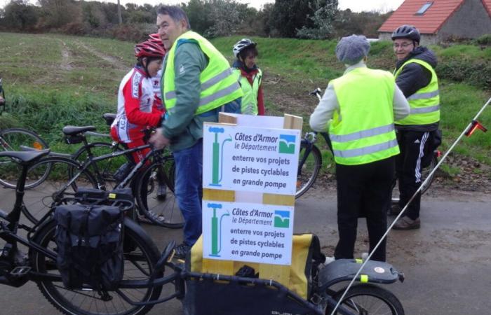 in Côtes-d'Armor, 280 cyclists mobilized against the Department