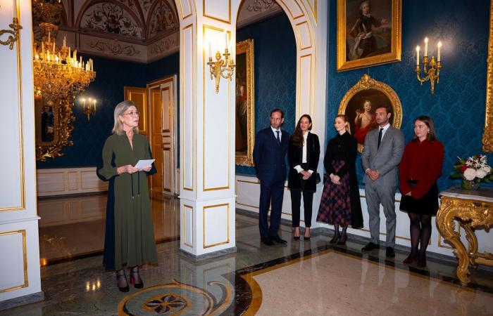 Princess Caroline highlights her daughter Charlotte Casiraghi in the Blue Salon