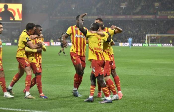 What points objective for RC Lens to end the year 2024?