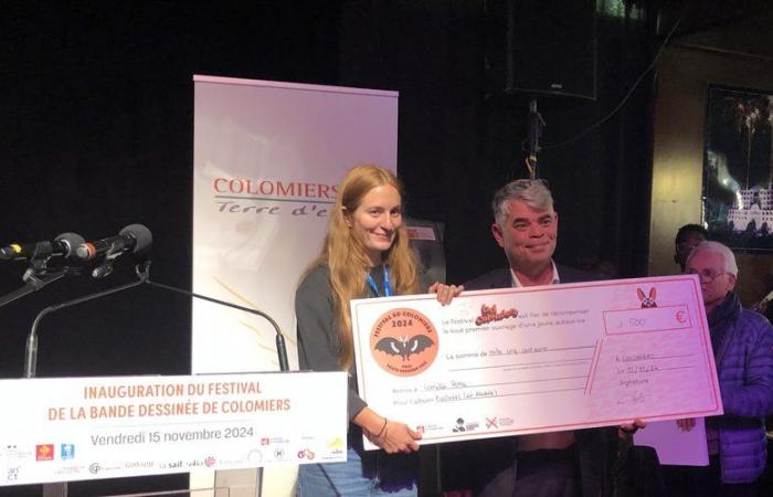 Colomiers. Prize giving at the BD festival