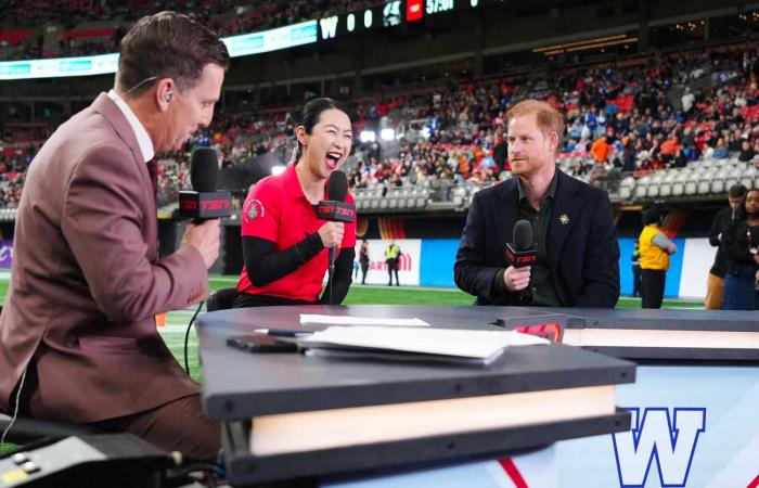 Prince Harry's surprise appearance in Canada during a Gray Cup game