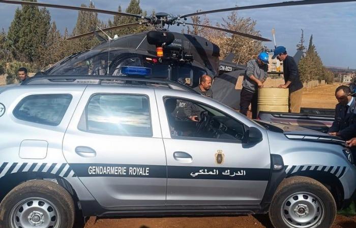 A couple stranded by snow rescued between Tinghir and Azilal