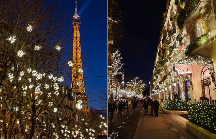 Discover the sublime Avenue Montaigne decorated for Christmas