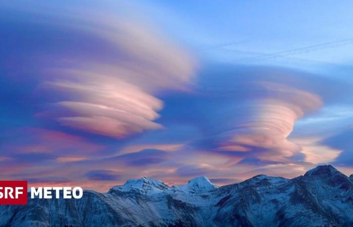 UFO alarm over Valais – The most beautiful clouds on Sunday evening – Meteo