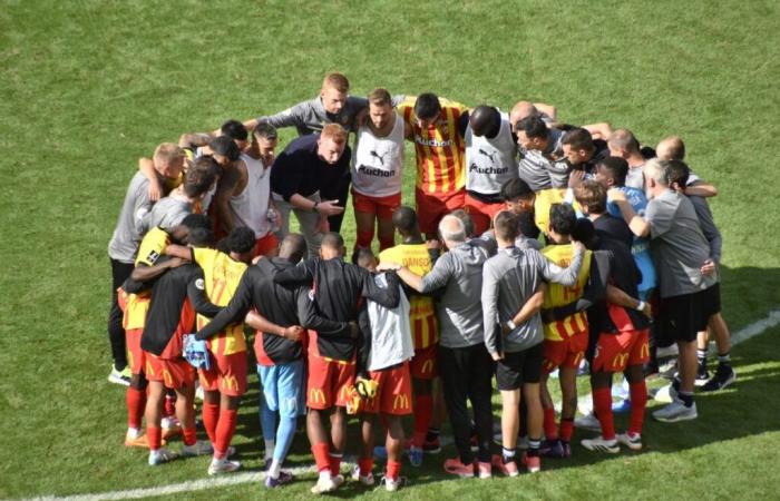 What points objective for RC Lens to end the year 2024?