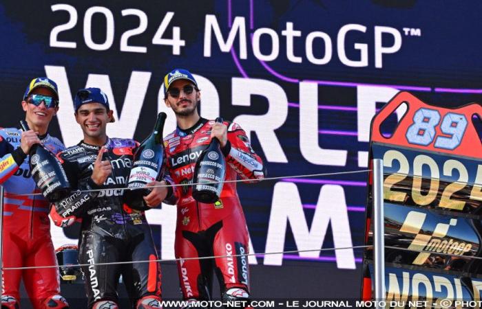 Ducati remains MotoGP champion in 2024 but loses its n°1