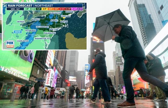 Most significant rain in months lurks in Northeast extended forecast