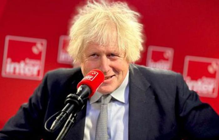 Boris Johnson, guest of the France Inter Grand Interview