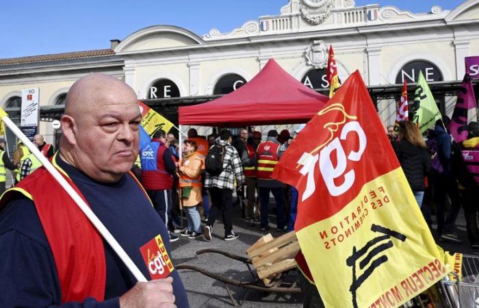 Elimination of freight: the CGT railway workers of Carcassonne on strike this Thursday, November 21