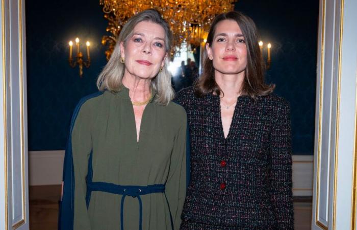 Princess Caroline highlights her daughter Charlotte Casiraghi in the Blue Salon