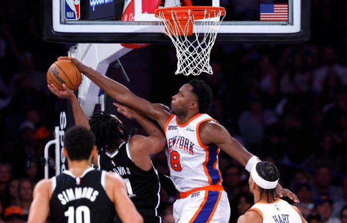 Knicks neutralize Cam Thomas in 114-104 victory over Nets