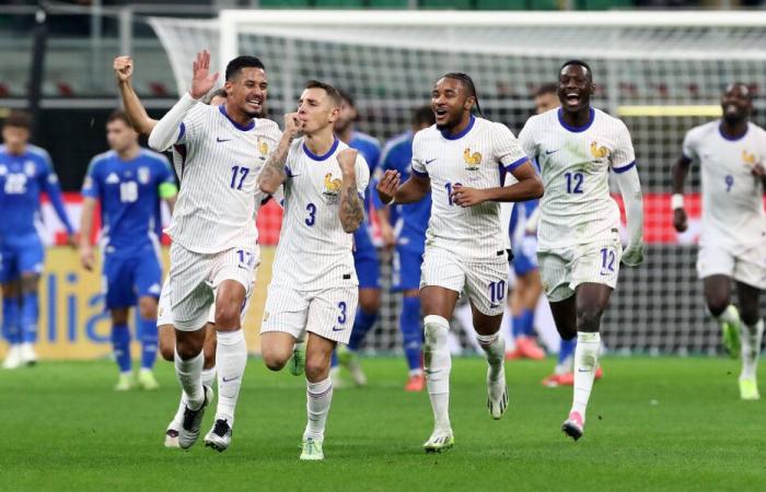 Lucas Digne and Mike Maignan (ex-LOSC) carry the Blues, first in their group, in Italy