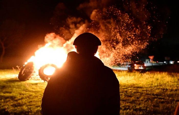 “If I have to die so that others can live from their profession, I will”: in Carcassonne, fires lit by farmers as a sign of protest