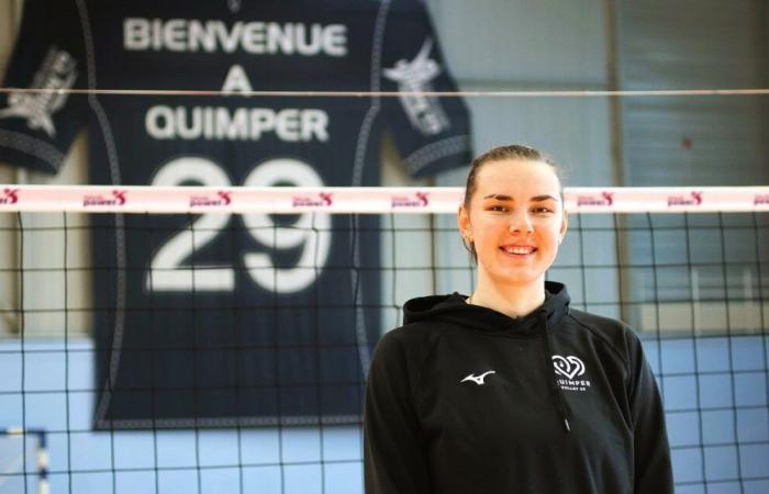 From Ukraine to Quimper, the new life of Diana Meliushkyna at Quimper Volley 29, on and off the pitch