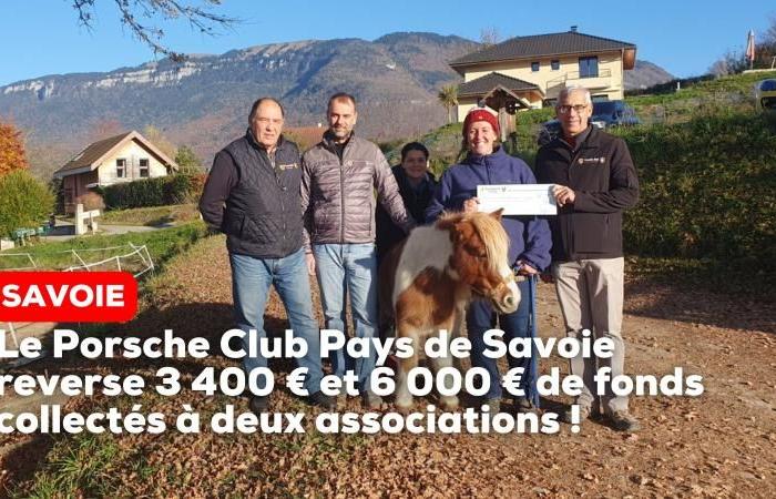 A charity week for the Porsche Club Pays de Savoie!