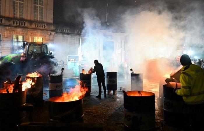 In the Marne, angry farmers will spend the night in front of the prefecture