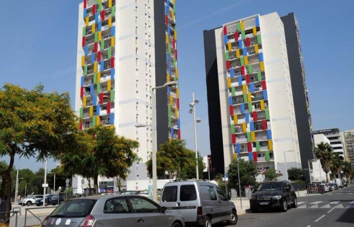 a young woman hits her grandmother with scissors in the Moulins district