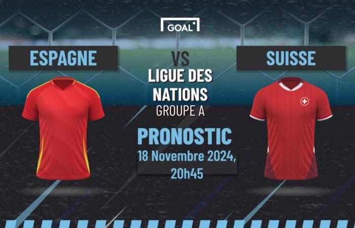 Prediction Spain Switzerland – Nations League 11/18/2024: La Roja wins with at least 2 goals difference!