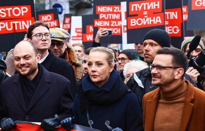 Russia: Russian opposition in exile protests against Putin worldwide