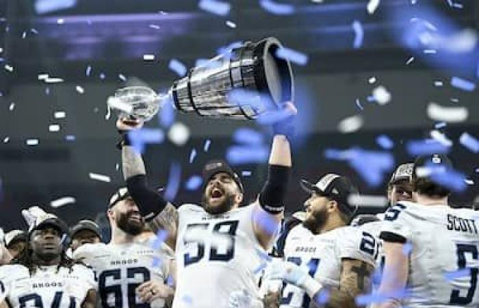 The Argonauts are Gray Cup champions: Kevin Mital predicted his touchdown