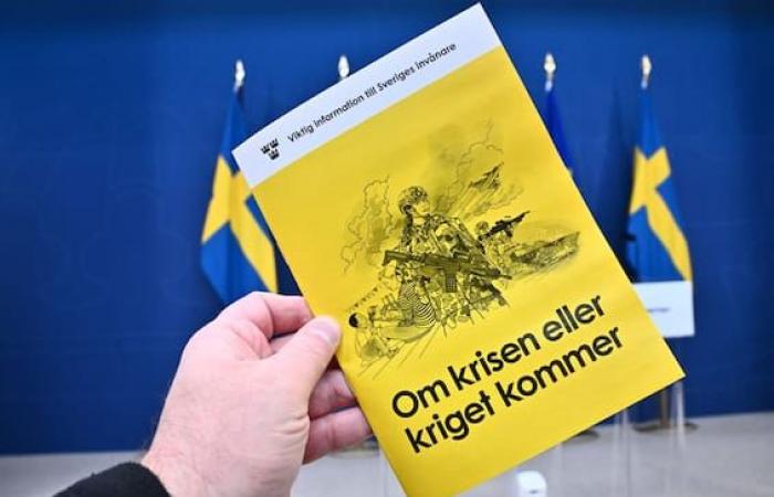 In Sweden, leaflets with instructions on what to do in case of war were distributed