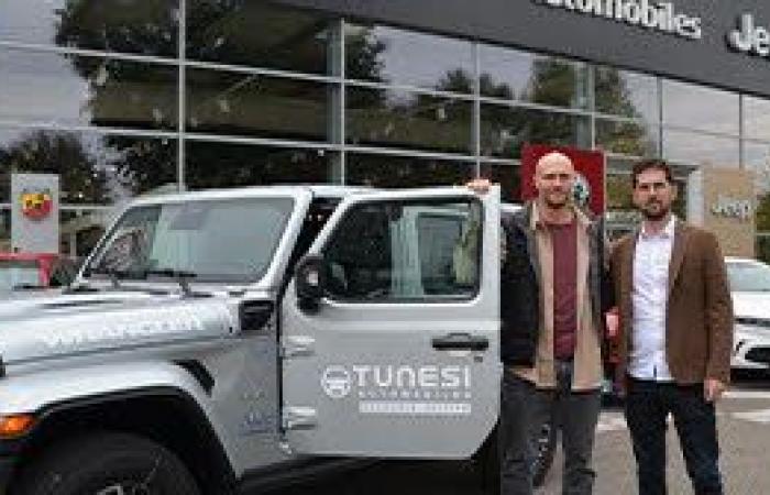 a sporting partnership behind the wheel of the Jeep Wrangler