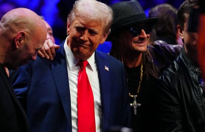 Donald Trump arrives as a rockstar alongside Elon Musk at the UFC 309 MMA evening