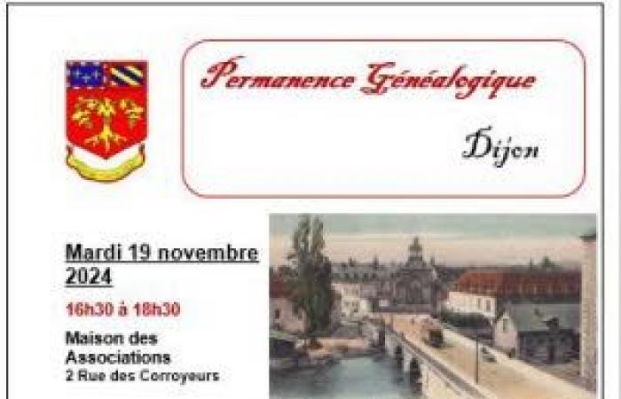 Permanence of the Genealogical Circle of the Cote d’Or: Meeting, conference in Dijon