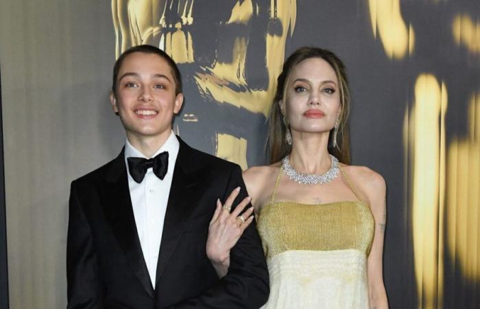 Angelina Jolie and towering son Knox steal the show with ultra-rare red carpet appearance