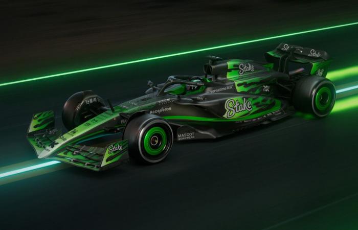 F1. Sauber unveils its special livery for the Las Vegas Grand Prix