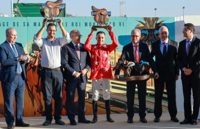 The horse “Ghasham” wins the Grand Prix of HM King Mohammed VI for purebred Arabians