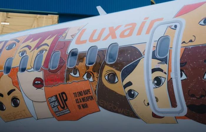 RTL Infos – Luxair takes to the skies: A “flagship” plane for victims