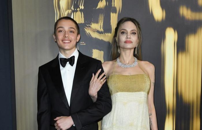 Angelina Jolie and towering son Knox steal the show with ultra-rare red carpet appearance