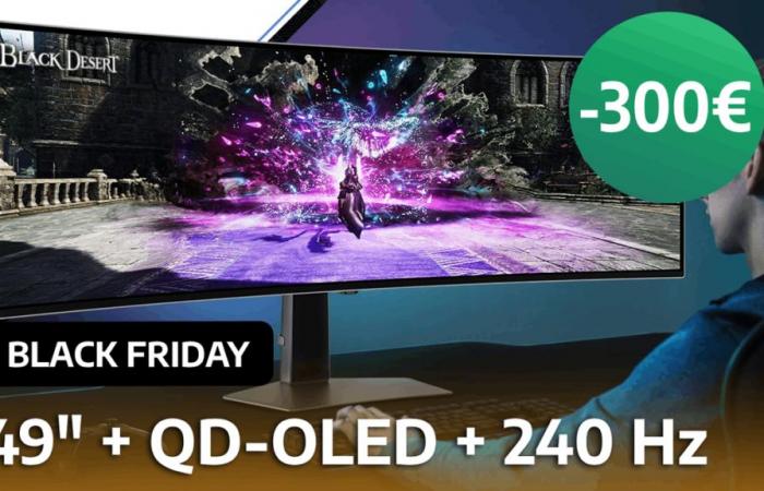 These two merchants have decided to lower the price of the Samsung Odyssey G9 OLED gaming PC screen for this Black Friday!